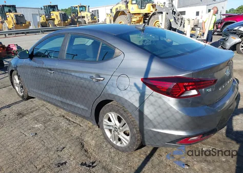 2019 Hyundai Elantra Sel z USA, uszkodzony, nr VIN 5NPD84LF4KH428516